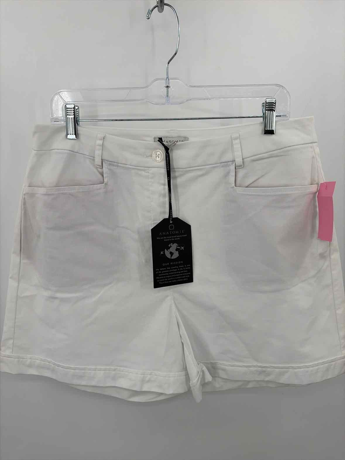 Pre-Owned Anatomie White Size Large Basic Shorts - image 1