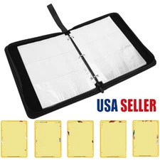 Card Holder PU Collector Album for Poke mon TCG MTG Other Game Cards Sport Cards