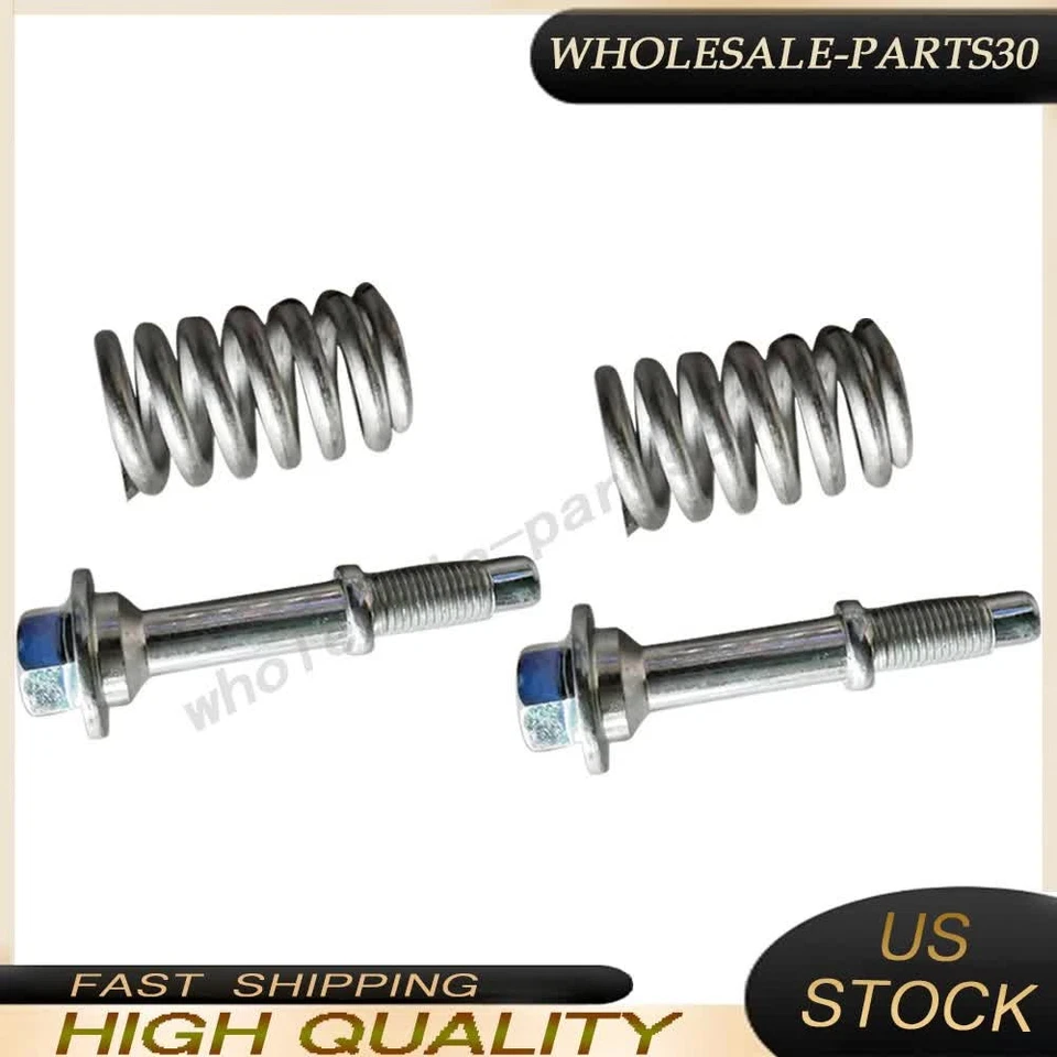 Kit de tubo medio de tubo descendente de pernos y resortes 08-15 para escape Mitsubishi Lancer Evo X Foto 4 de 4