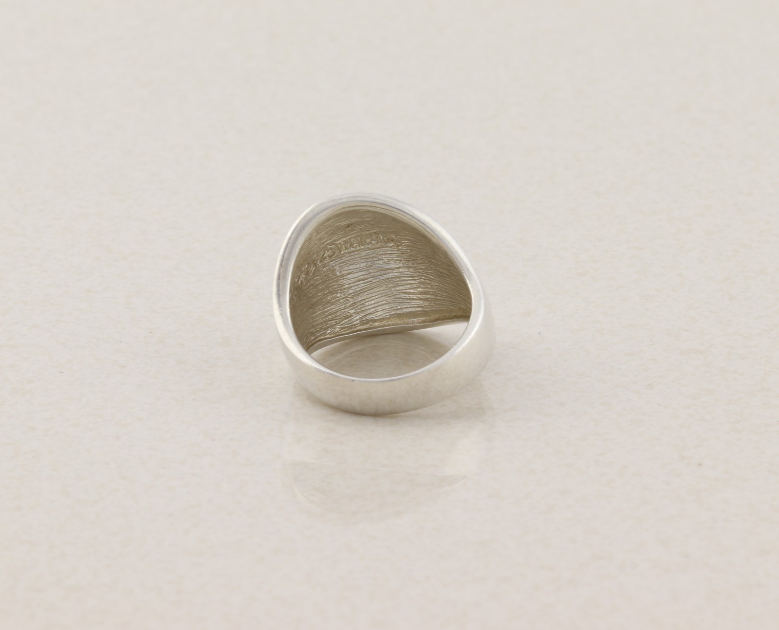 Sterling Silver Dome Ring Bubble Ring Modernist S… - image 3