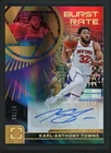 2024-25 KARL ANTHONY TOWNS 09/10 AUTO PANINI PHOTOGENIC BURST RATE AUTOGRAPHS