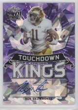 2021 Leaf Metal Draft Purple Crystals 6/20 Ben Skowronek #TK-BS1 Auto 8d2