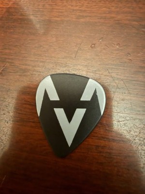 RARE Maroon 5 '' 222 '' Guitar Pick Adam Levine Black Collectible
