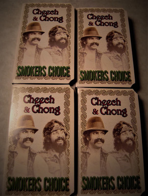 4 Packs CHEECH & CHONG Smokers Choice Rolling Papers Highest Quality Rare