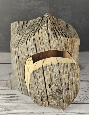 Douglas Pope Signed Hand Carved Wood Puzzle Box Valet Organizer Studio Art