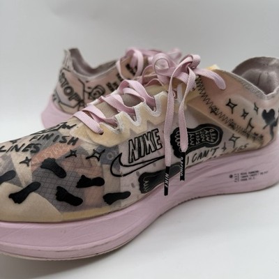 Nike Zoom Fly SP Nathan Bell AT5242-100 Pink Doodles Mens Size 12