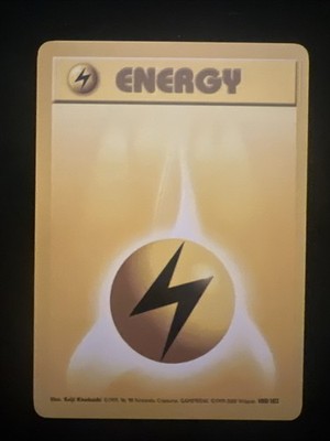 Lightning Energy 100/102 Base Set Regular