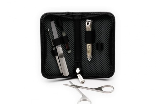 Seki Edge SB G-3106 5-Piece Grooming Kit Premium Nail Clipper Scissors Set - Picture 3 of 6