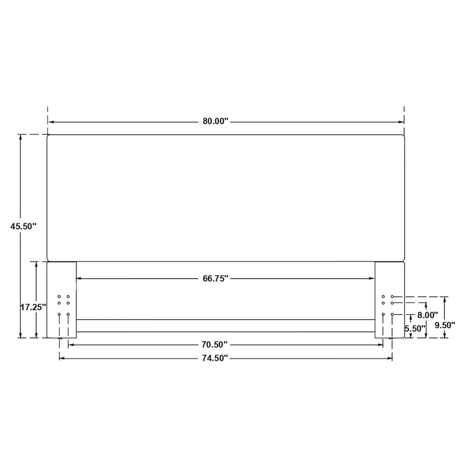 Cabecero tapizado con panel King Kosmo arena Foto 3 de 4