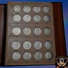 1948-1963 Uncirculated Toners  Franklin Silver Half Dollar Complete Dansco Album