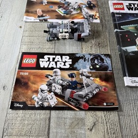 LEGO Star Wars Sets Lot 6 Incomplete Sets 75280  75224 75318 75166 75206 30381