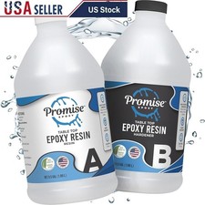 Food Safe Epoxy Resin Self Leveling High Gloss Water Resistant Clear Kit New