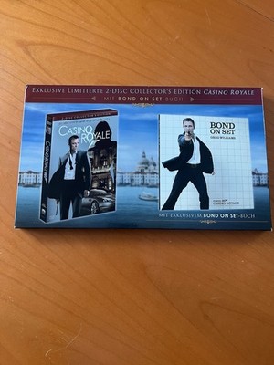 James Bond 007 Casino Royale Limited Collector`s Edition 2 DVD  Bond on Set Buch