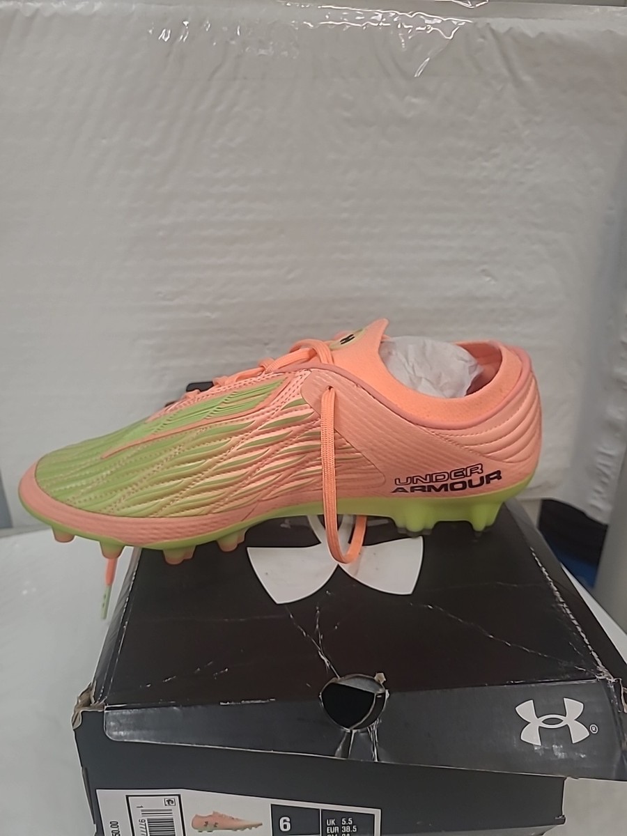 New Under Armour Magnetico Elite 4 FG Soccer Cleats Orange  display picture 1