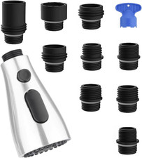 Kitchen Faucet Head 9 Adapters for Moen Kohler Delta Faucets