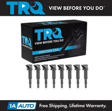 TRQ Ignition Coil Pack SET of 8 for BMW 550i 650i 750i 760i Alpina X5 X6 4.4L