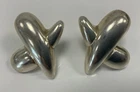 Bayanihan-Sterling Silver 925-Oversized Cross Shaped Stud Earrings