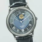 *Vintage 1999* NEAR MINT SEIKO AVENUE 6F34-6010 Quartz Moon Phase Roman 34mm Men
