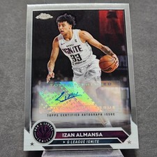 2023-24 Topps G-League Chrome Autographs Izan Almansa #AC-IA Refractor