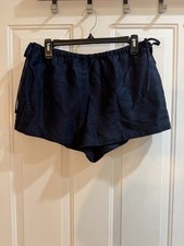 Aritzia Wilfred Artisan Shorts Crepette Dark Night Navy Sz Medium