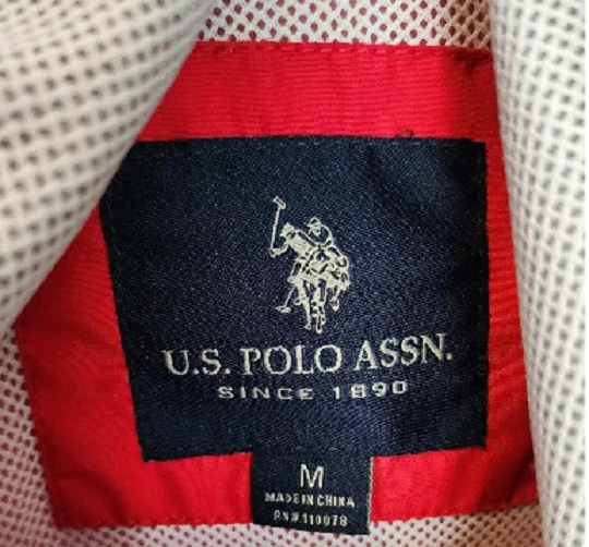 US Polo Association Men’s XL Hooded Jacket Lightweight Rain Windbreaker - Image 4 of 4