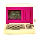 Barbie Wind Up Desktop Computer Macau Mattel Miniature 2" Vtg 90s Magic Works