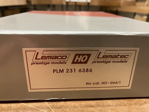 Rare LEMATEC HO-066/1 Locomotive Vapeur 231 6386 PLM Vert Brass Laiton Fulgurex - Foto 12 di 12