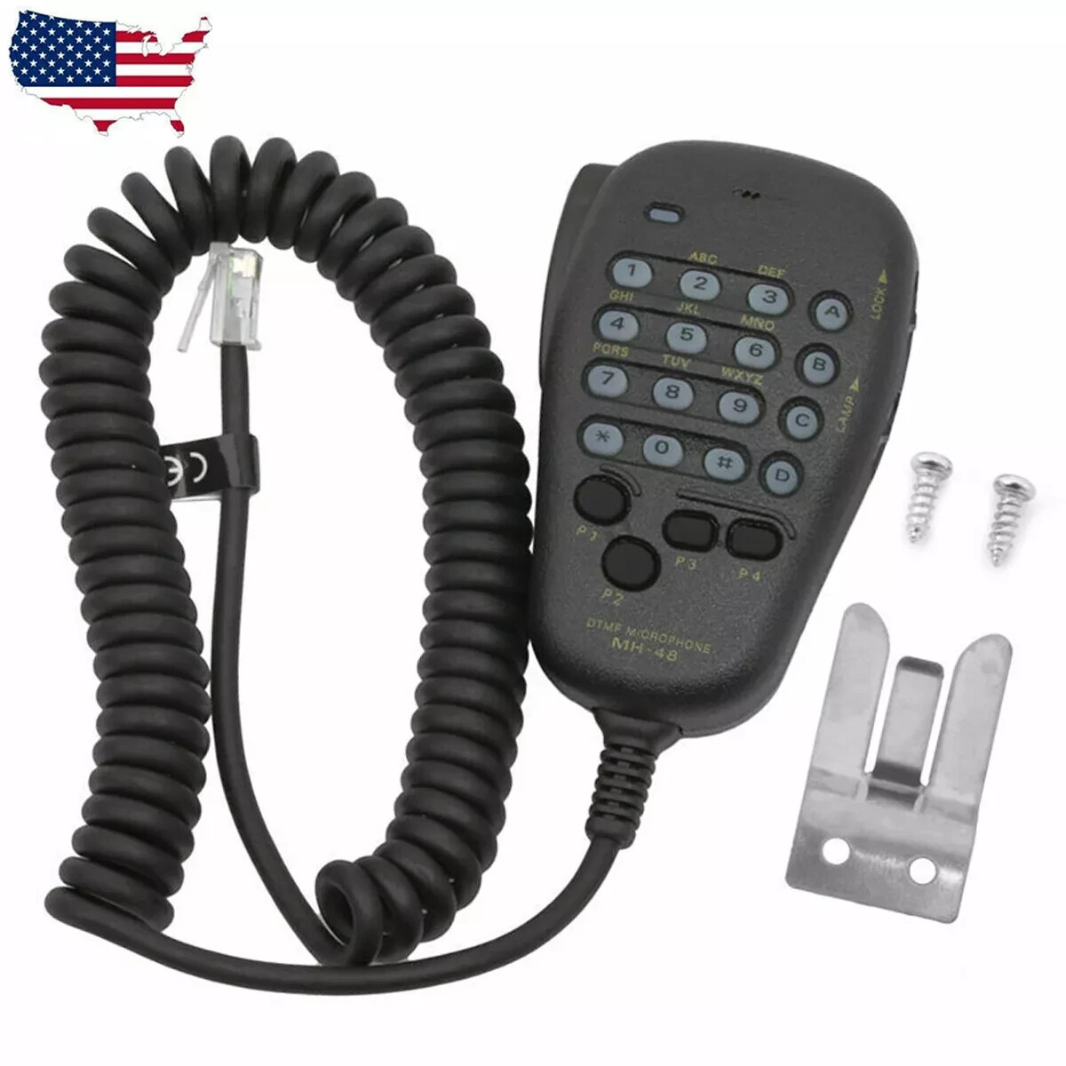 Yaesu FT-2800M FT-2900 FT-1907R FT-1900R Mobile Car Radio Portable Microphone. Available Now for $16.90