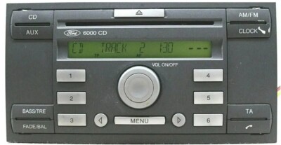FORD RADIO CODE DECODE SERVICE FOCUS MONDEO TRANSIT CONNECT 6000CD STEREO