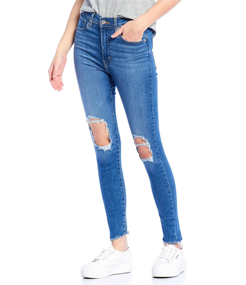 Levis skinny sale ripped jeans
