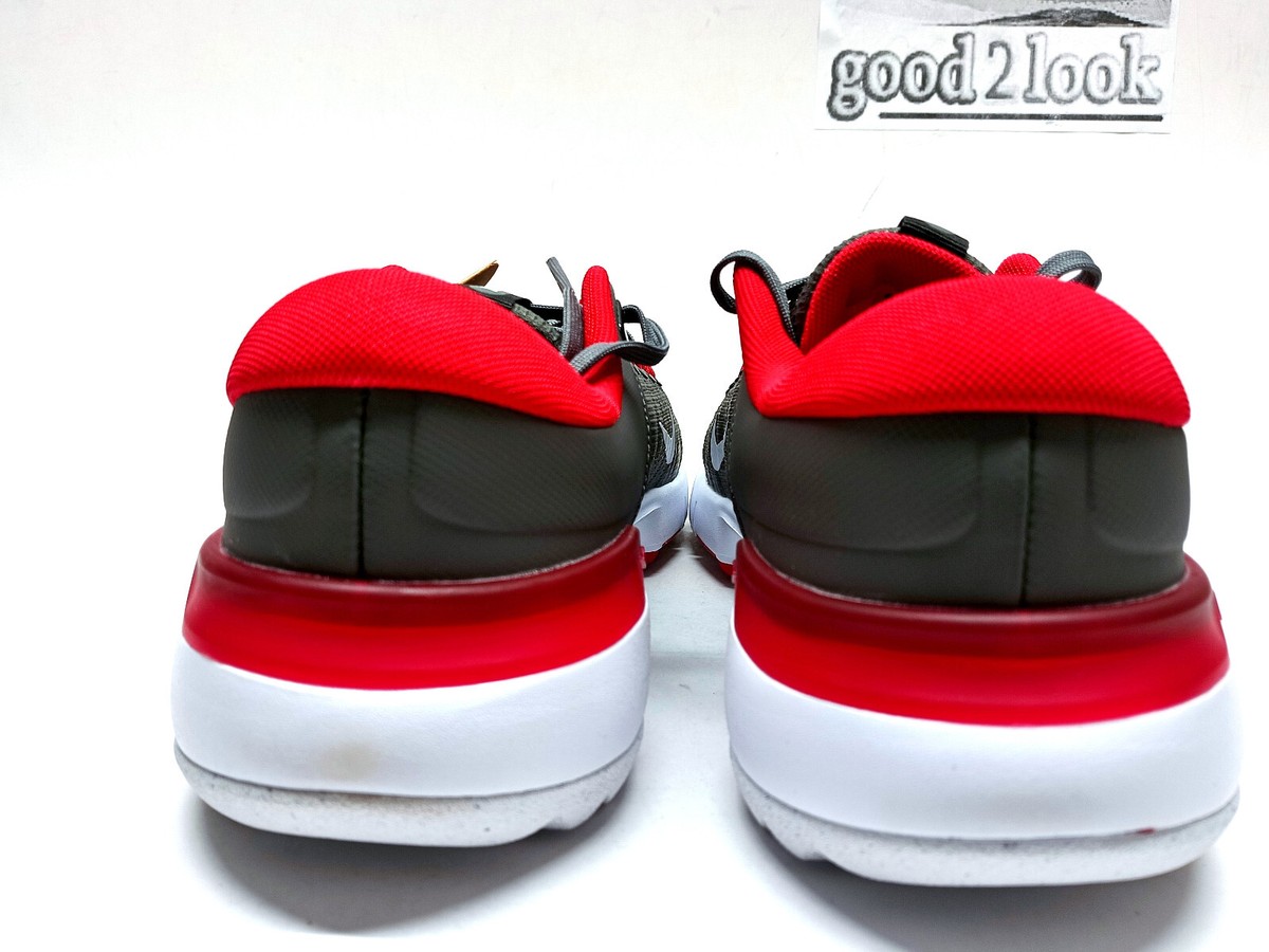 US Men’s 9.5 - Nike Free Golf Next Nature “Iron Grey University Red” FN0332-002 Men main image 2
