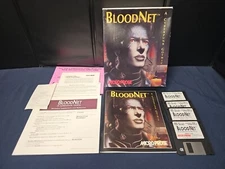 Bloodnet A Cyberpunk Gothic 1993 Big Box MicroProse Floppy Disk Complete RARE 🔥
