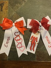   Emma  Hand Painted Hair Bows Set Of 2