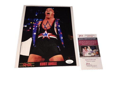 Super Rare CHYNA & KURT ANGLE Autographed Card WWE TNA NEW | eBay