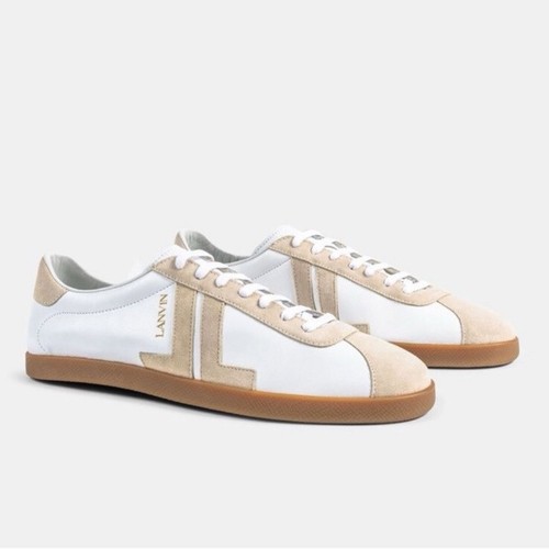 Lanvin FM- Skdlon- Nasu H19 Leather/Suede Sneaker Men’s Size 8 EU 41 - Picture 4 of 12