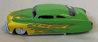 Hot Wheels Legends '49 Mercury Lowrider Green & Yellow Flames +