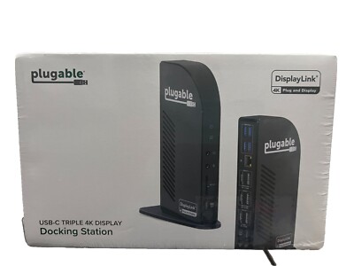 Plugable UDULTC4K USB-C 4K Triple Display Docking Station