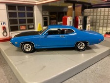 1970 Ford Torino Cobra 143 Scale American Muscle Series Rare Blue Version Nib
