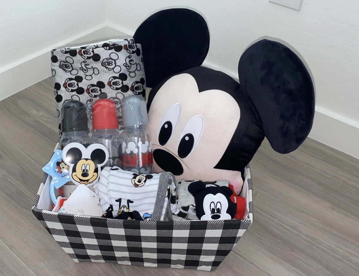 Mickey Mouse baby gift basket