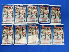2021 Bowman Sealed Baseball 12 Card Packs (10) Rookies & Stars. Hot!!!