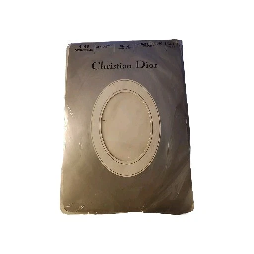 Collant Christian Dior ultra transparent albâtre diorissimo taille 2 pied sandal neuf