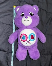 Care Bears Basic Fun Share Bear 14" 2020 Purple Plush Toy Stuffed Animal