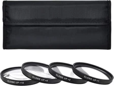 52mm Close-Up Macro Lens Filter Set +1 +2 +4 +10 Kit for Canon Nikon Olympus