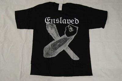 ENSLAVED Fusion Of Sense & Earth T-Shirt Neu Offiziell Frost Eld Isa Ruun Selten