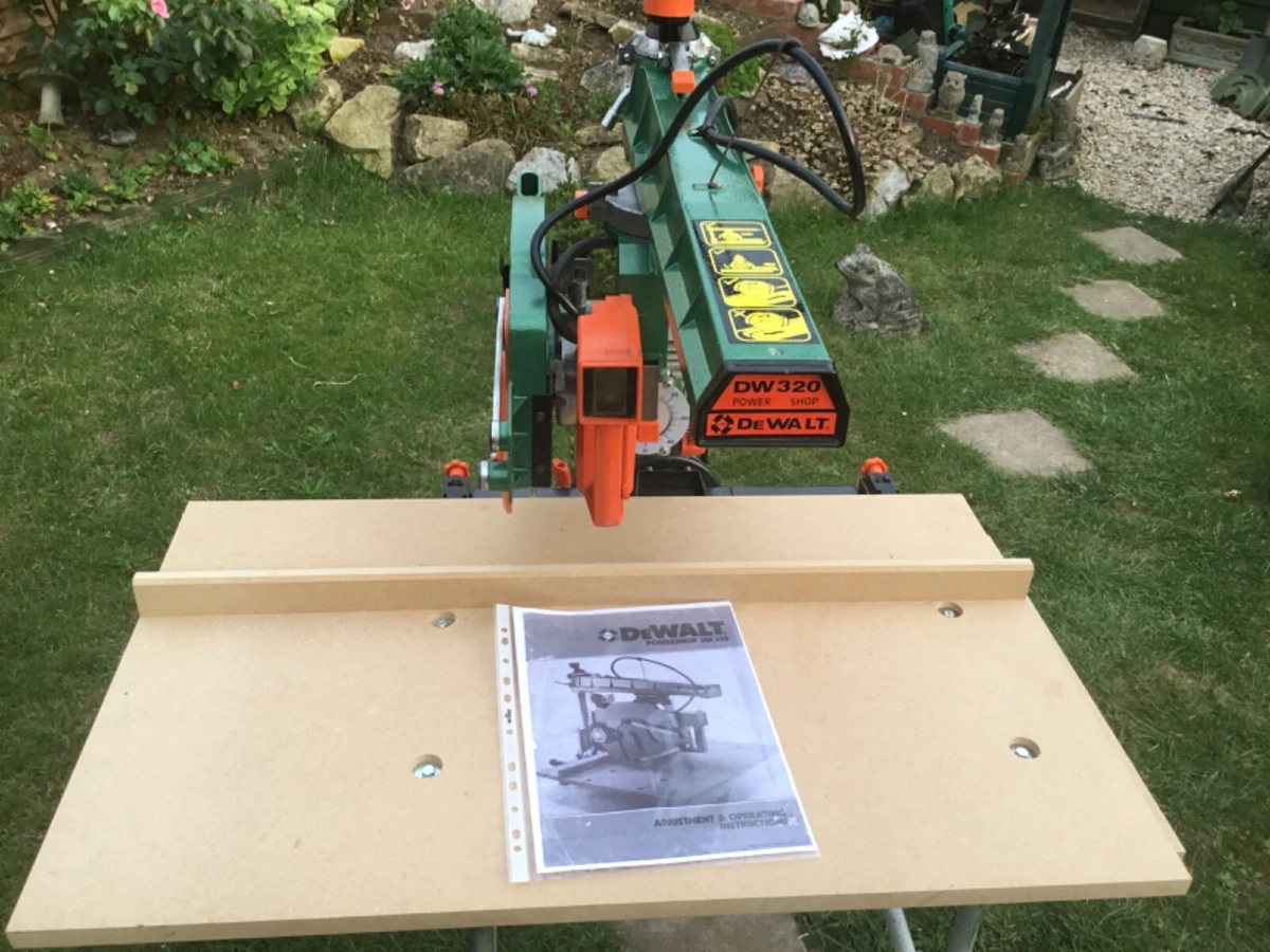 Dewalt 320 radial arm saw deals