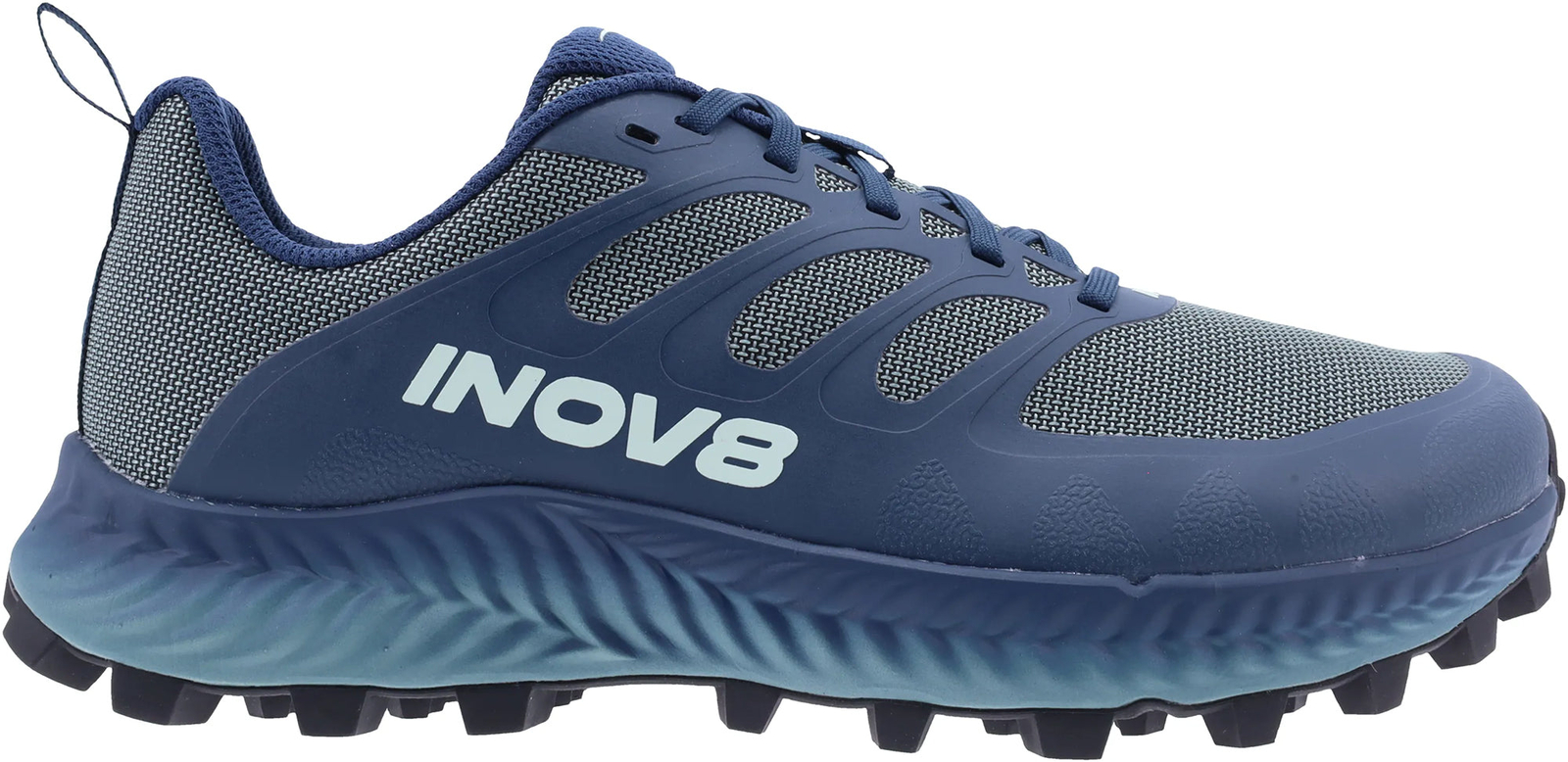 Inov8 Грязевой хвост Дамена-Трасса для бездорожья blau gepolstert All-Terrain-Lauf
