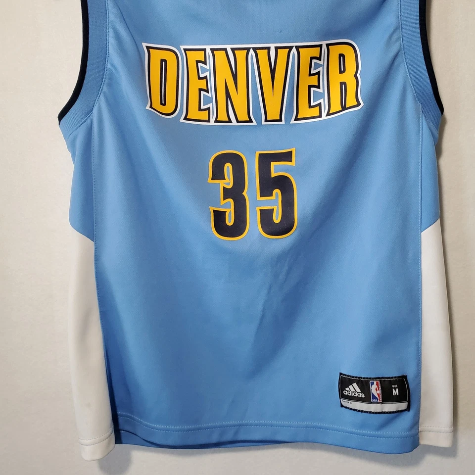 Футболка Kenneth Faried No35 Denver Nuggets молодежная средняя синяя Adidas - Изображение 4 из 4