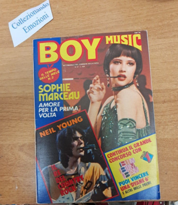 Corrier Boy Music 37 1982 - Sophie Marceau - Neil Young - Patrick Tambay - Stallone