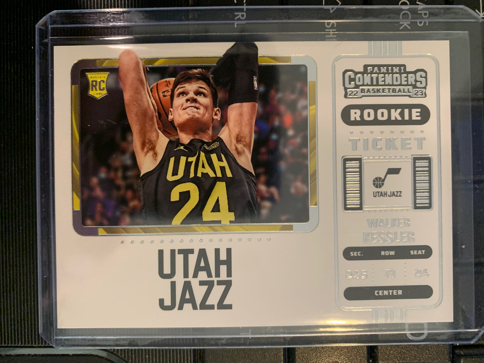WALKER KESSLER 2022-23 CONTENDERS VARIATION ROOKIE TICKET SP #134 FREE SHIP