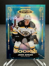 2021-22 UPPER DECK UD STATURE JACK AHCAN #133 28/35 BLUE ROOKIE RC